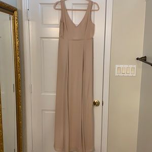 Show Me Your Mumu blush bridesmaids dress, size M